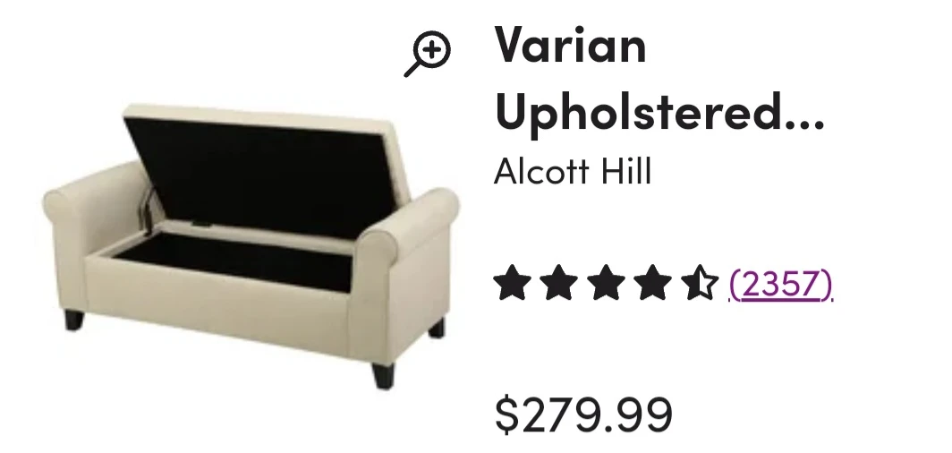 Upholstered Storage Ottoman image indicator(2)