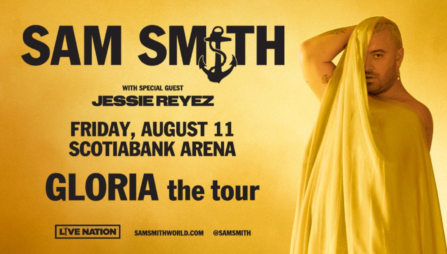 Sam Smith, Gloria tour 2 Seats Toronto