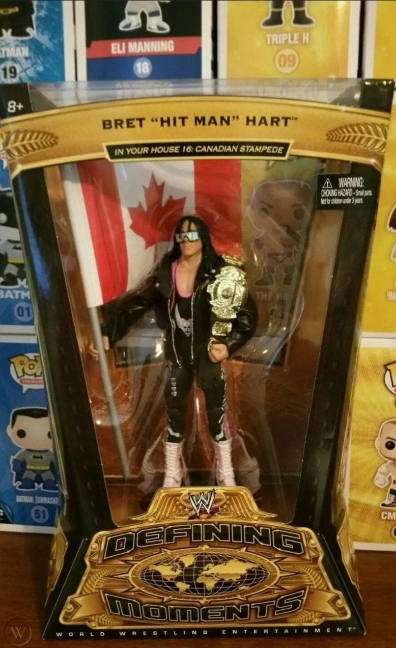 Bret Hart Defining Moments Figure