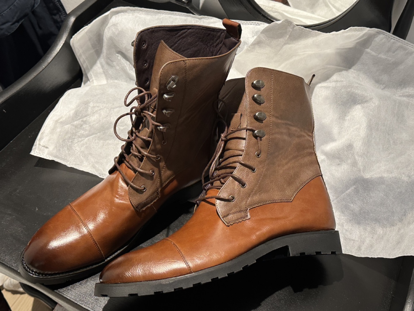 Men’s Italian Lace Up Boots
