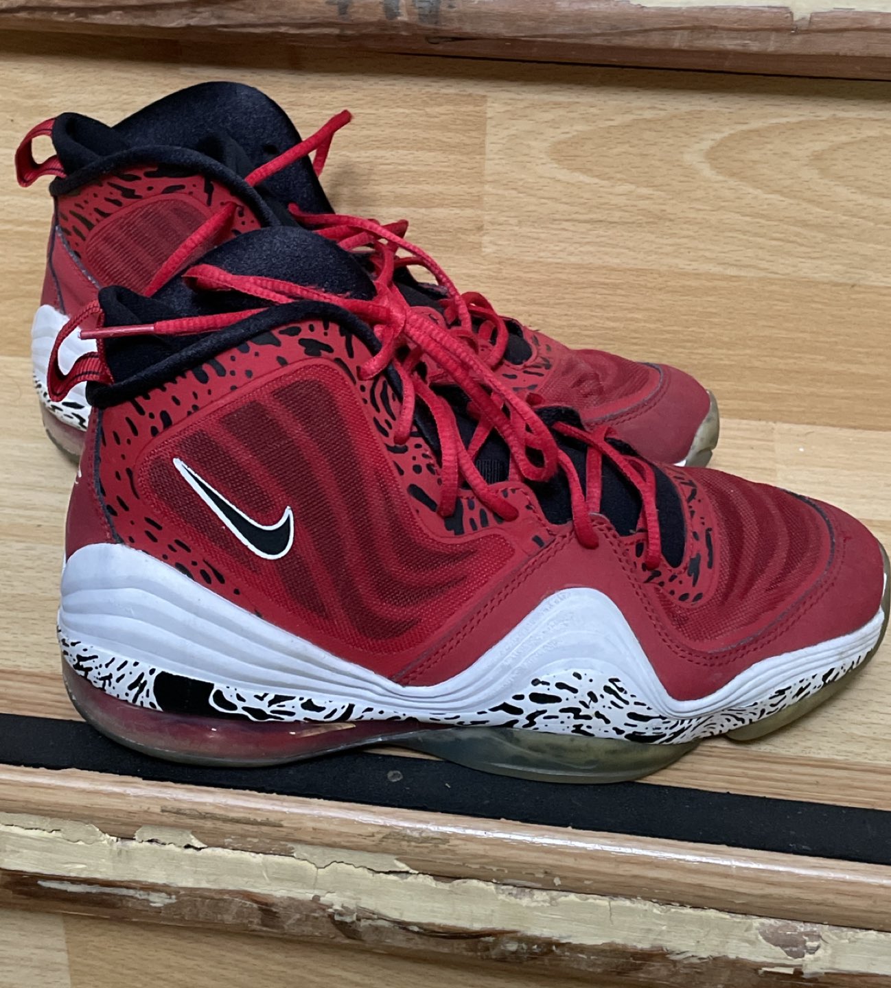 Nike Air Penny 5 Red Eagle Shoes Youth thumbnail