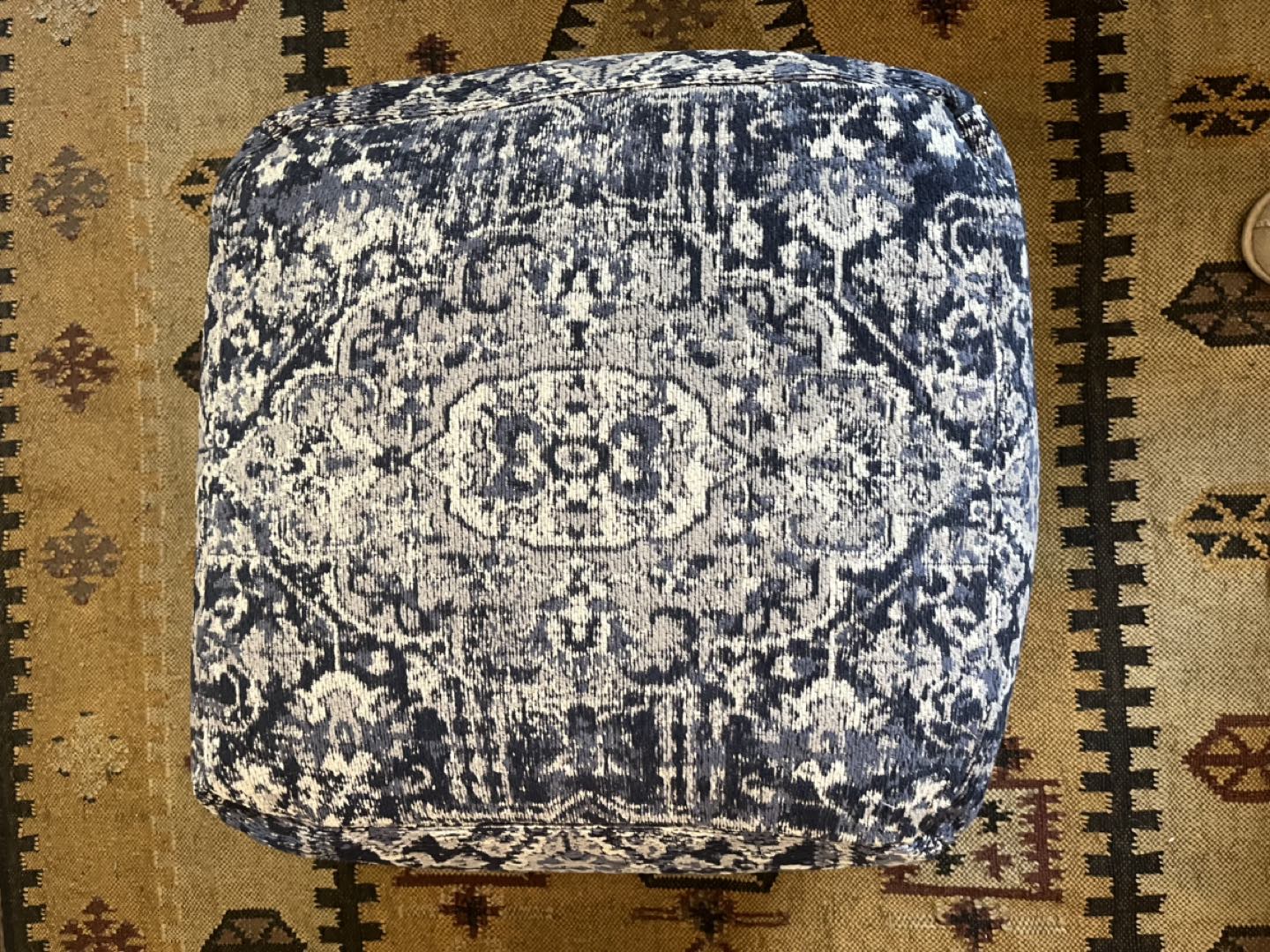 Moroccan style pouf pillow - photo 3