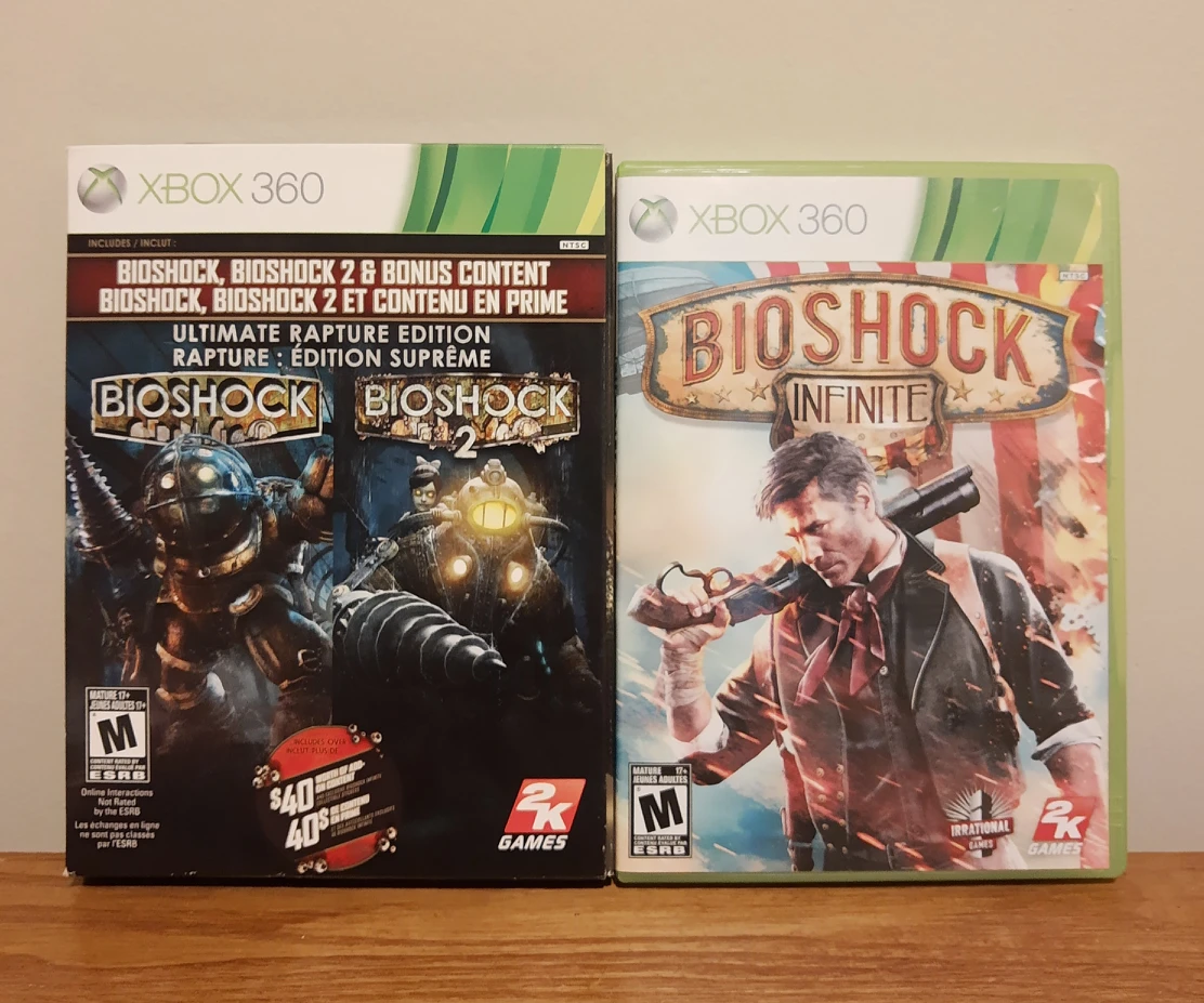 Xbox 360 Bioshock Trilogy Video Games 💸
