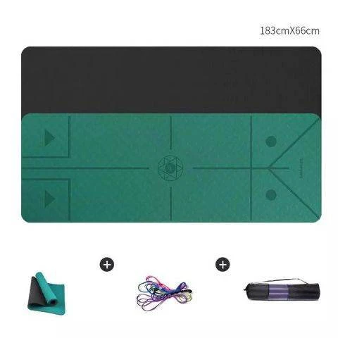 yoga mat green 8 mm - photo 3