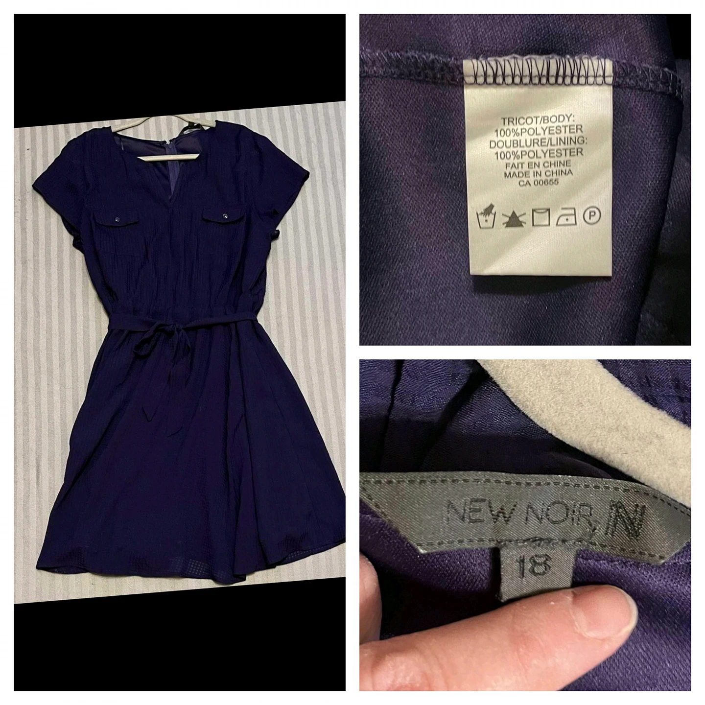 Size 18 Purple Summer Dress thumbnail