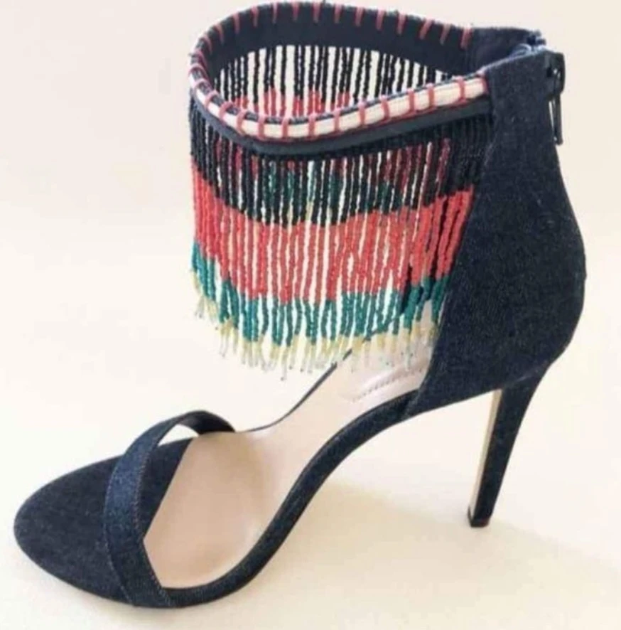 Bohochic tassle high heels - photo 3