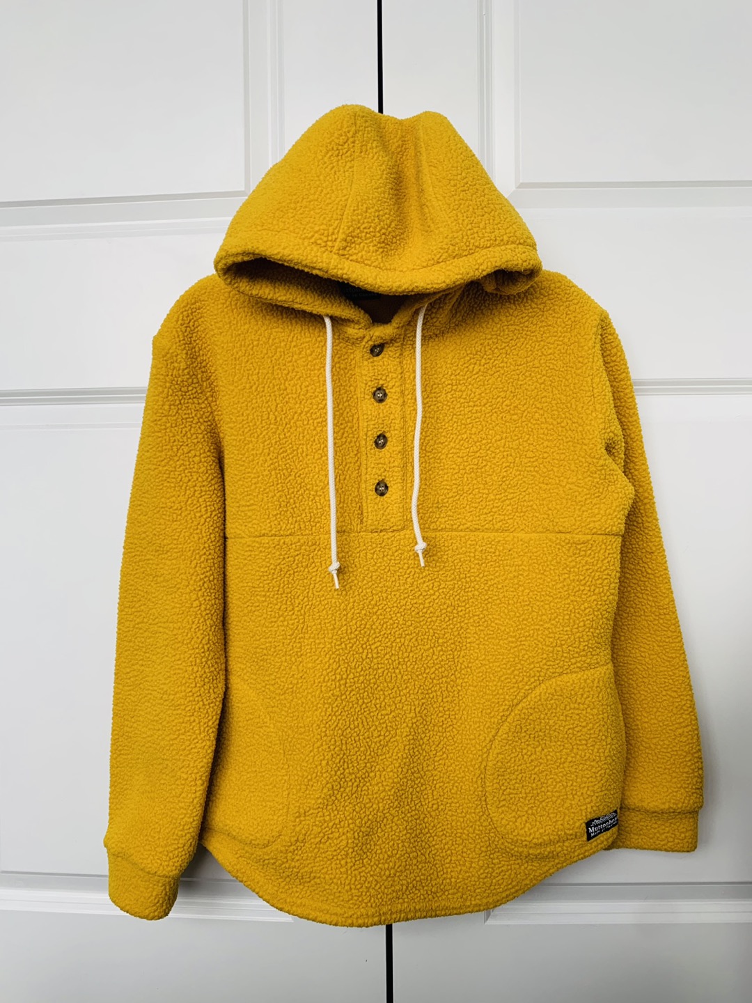 Muttonhead Canadian Camping Sherpa Hoodie | Mustard