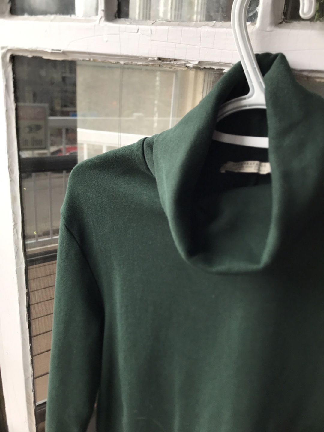 Zara sheath dress, dark green