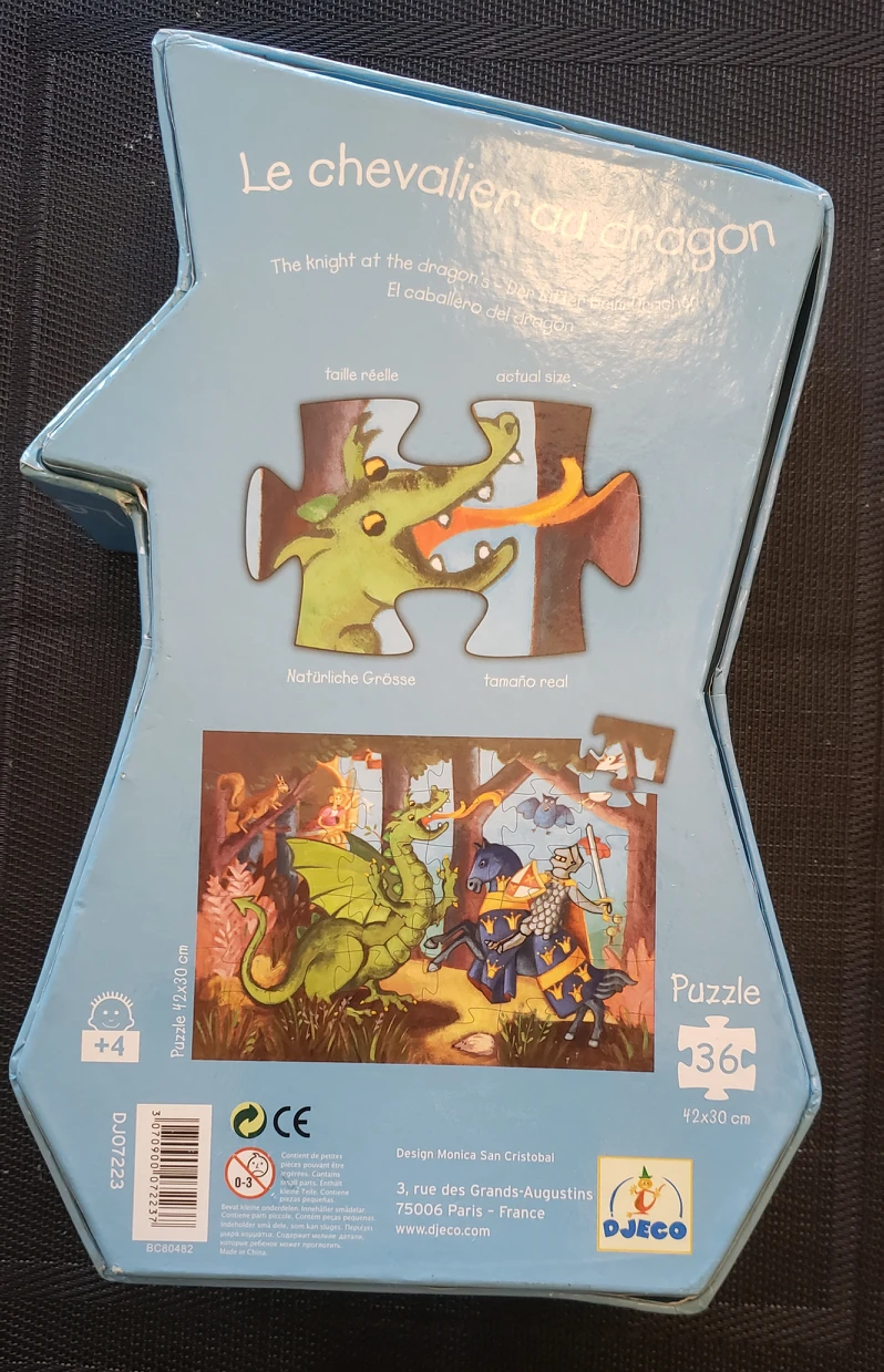 The Knight and the Dragon Puzzle - Djeco image indicator(3)