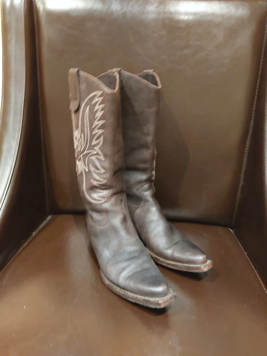 Fabio Rusconi leather boots size 7 image indicator(4)