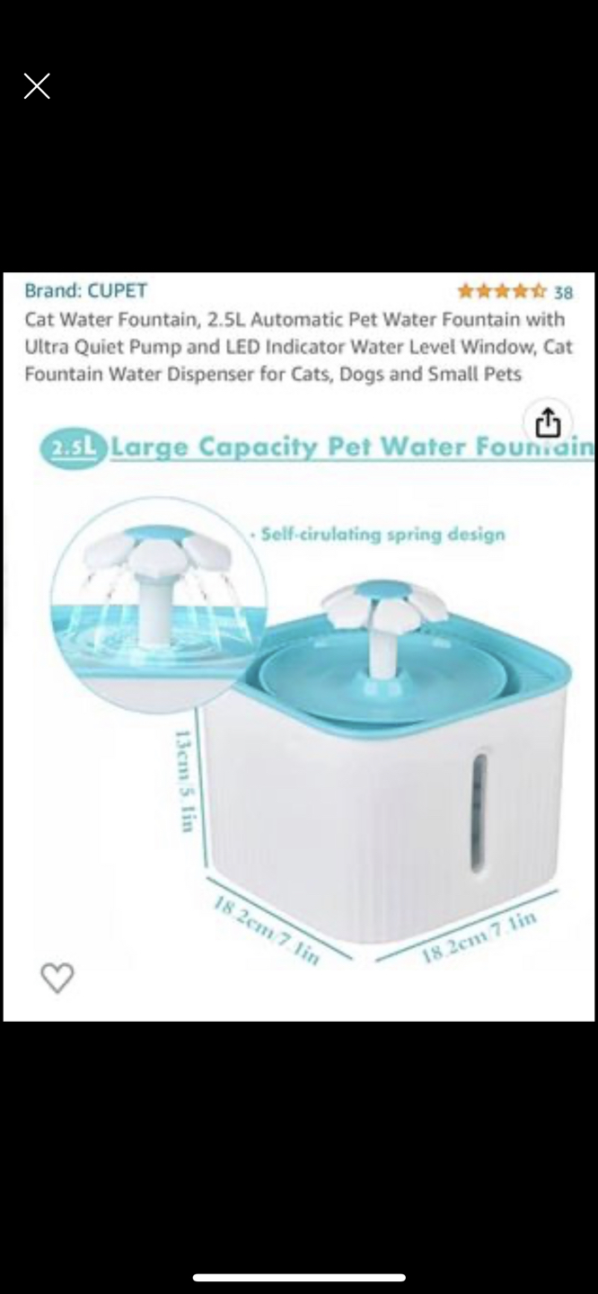 Cat water fountain - photo 2