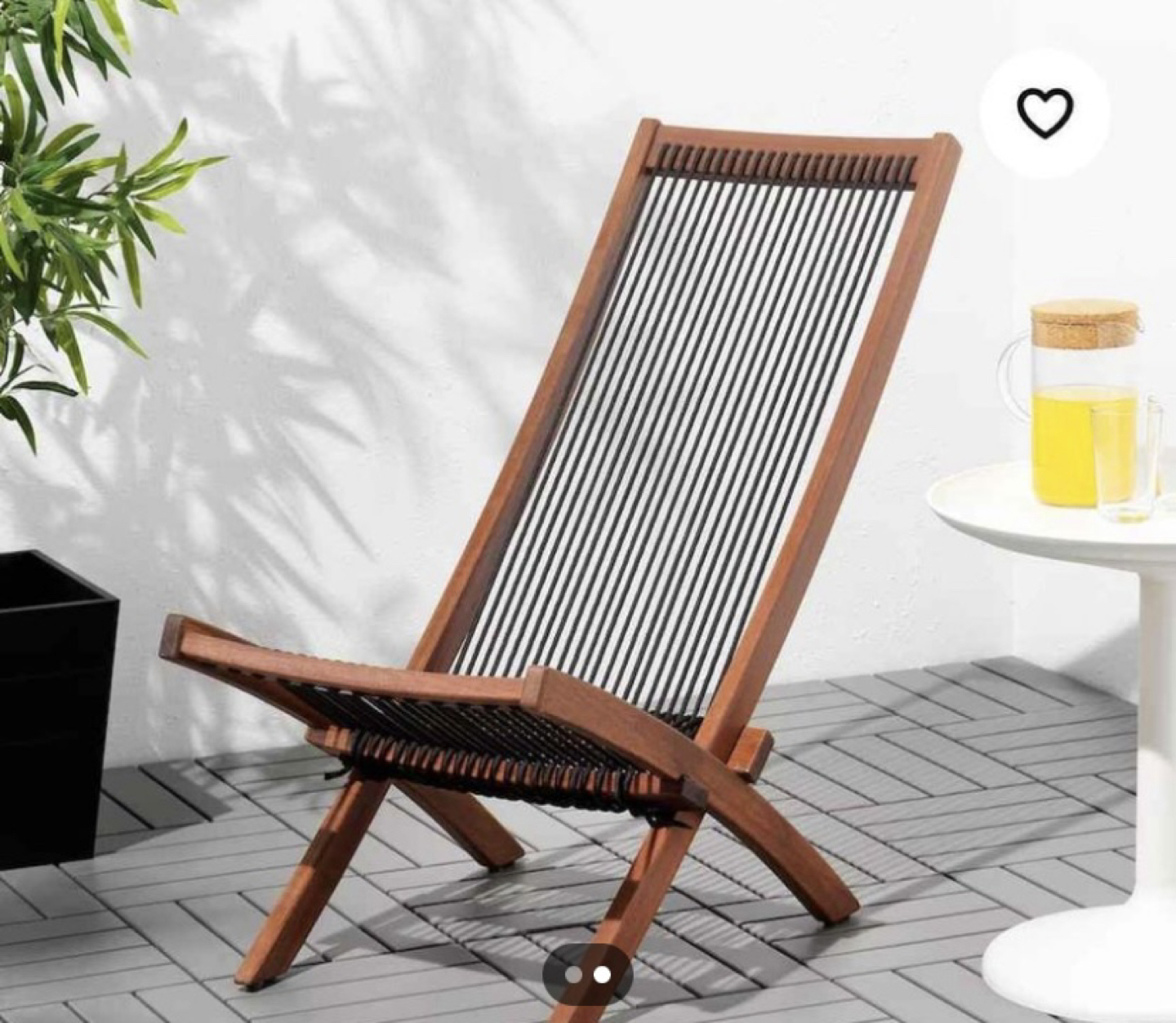 BROMMÖ Lounger outdoor chair thumbnail