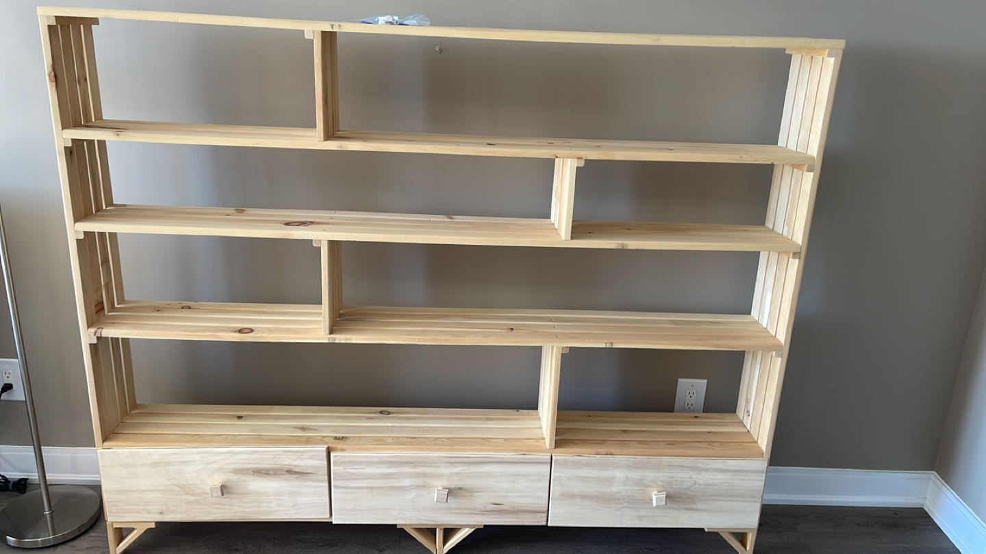 Bookcase -handmade -moving sale