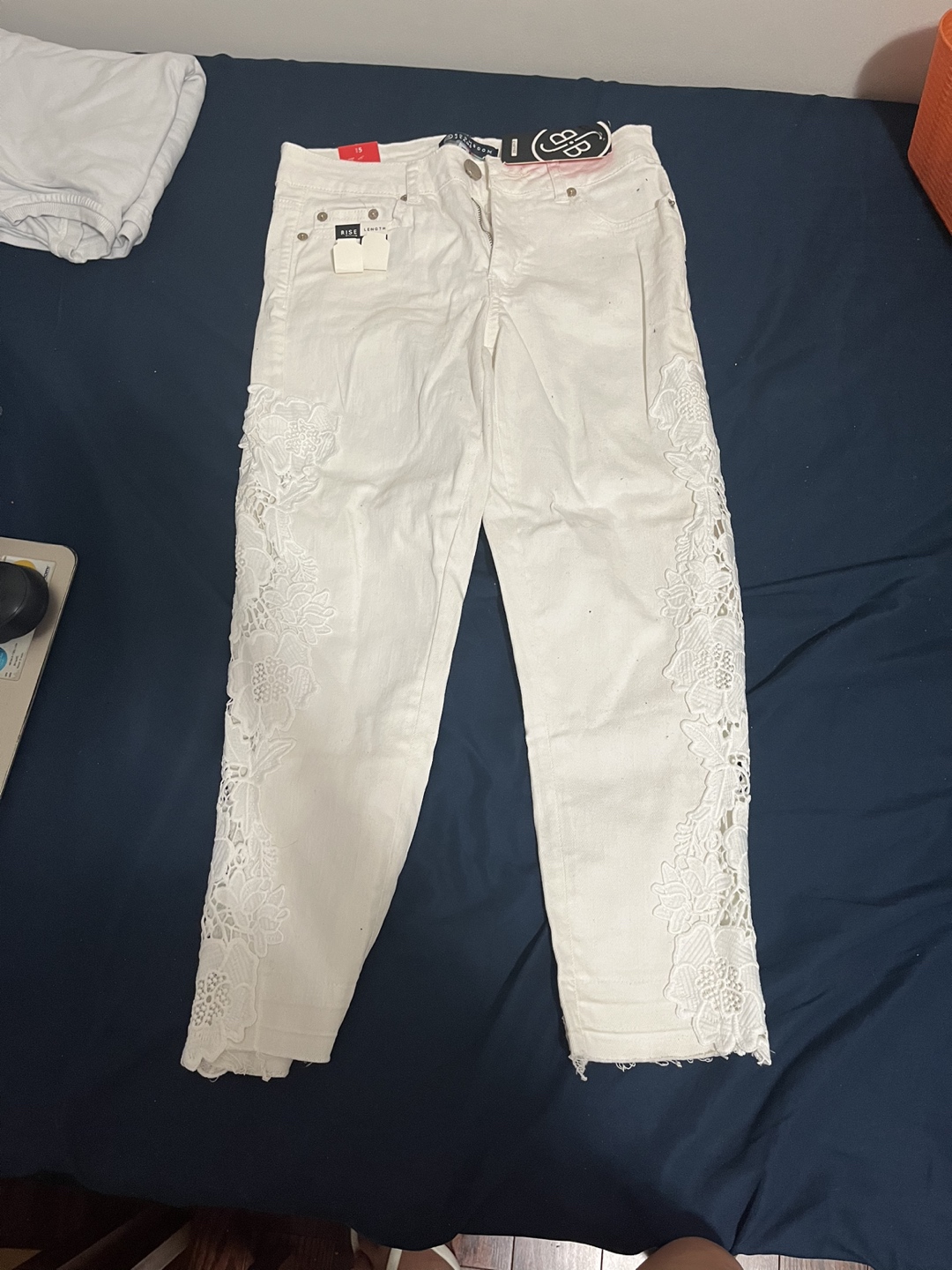 White jeans