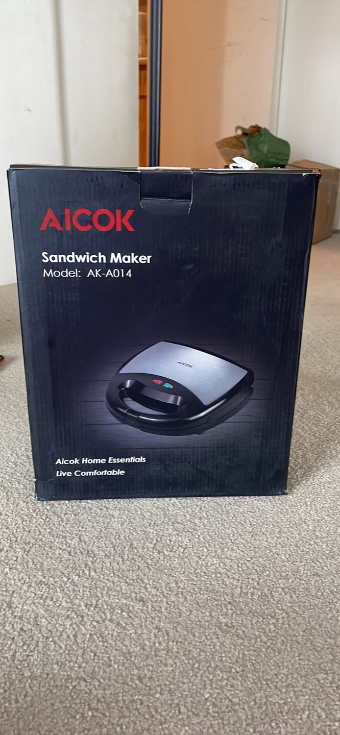 AICOK sandwich maker & waffle maker