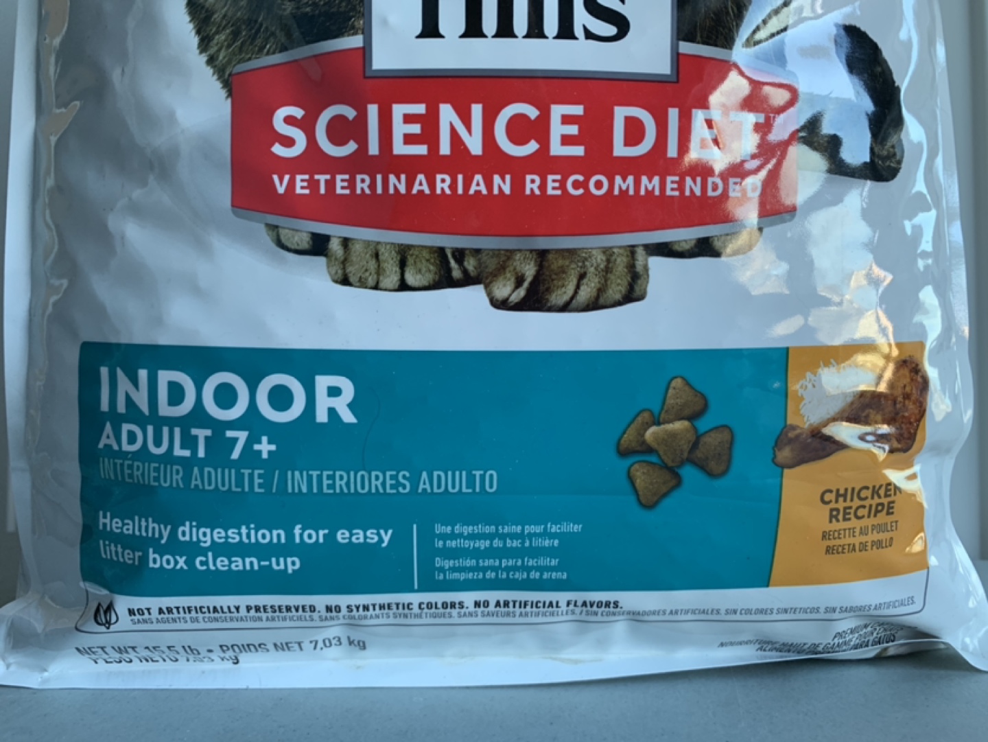 OPENED Hill's® Science Diet® Indoor Adult Senior 7+ Dry Cat Food - photo 3