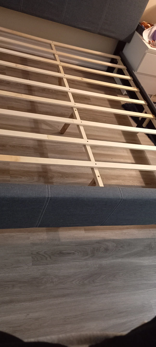 Queen Size bed frame with bed head image indicator(2)