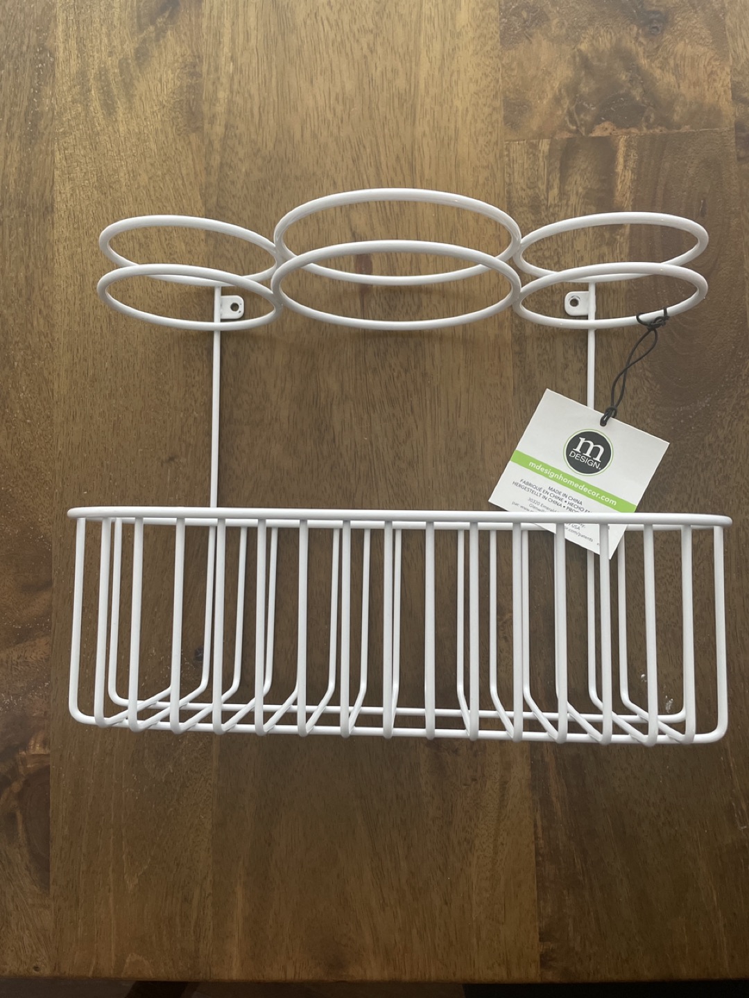 H mDesign Bathroom Wall Mount Hair Care & Styling Tool Organizer thumbnail