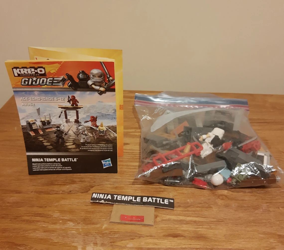 G.I.Joe KRE-O Ninja Temple Battle Building Set 💸