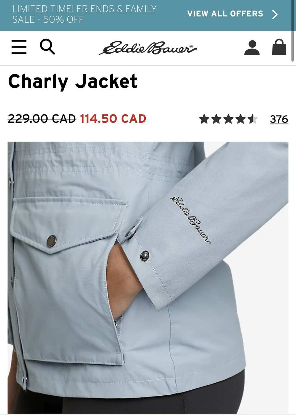 Eddie Bauer, Charly jacket waterproof - photo 3