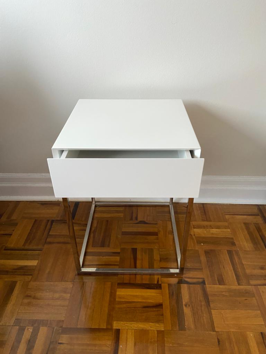 MOVING OUT SALE! Night white stand with drawers