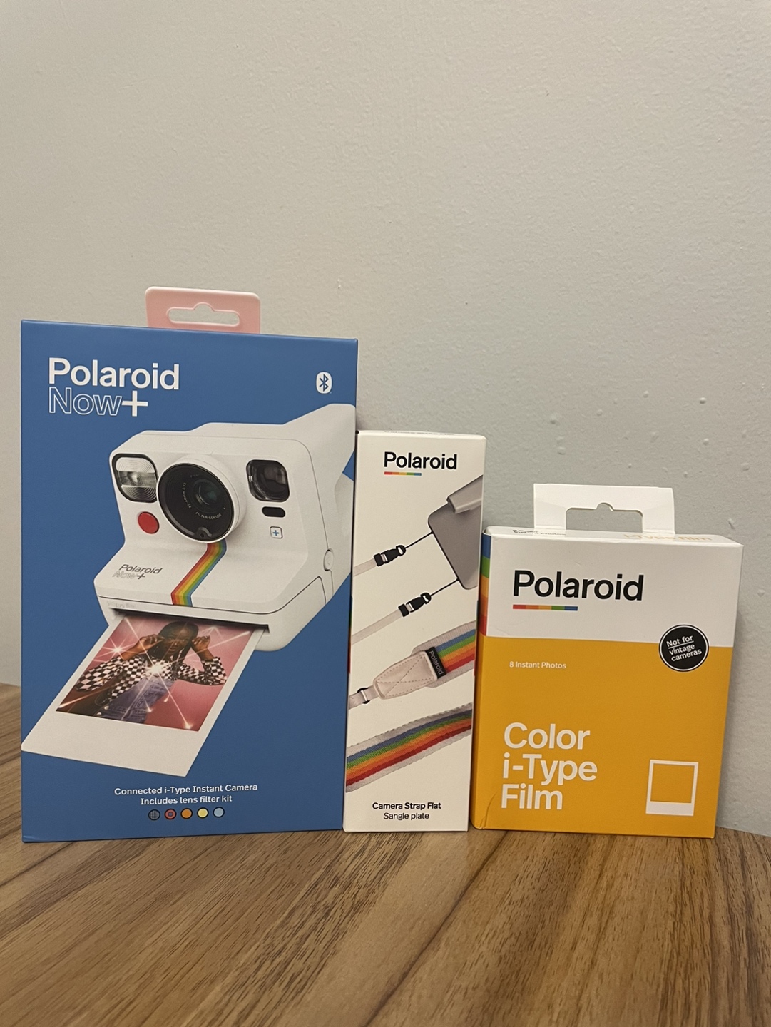 Polaroid camera, film, strap set thumbnail