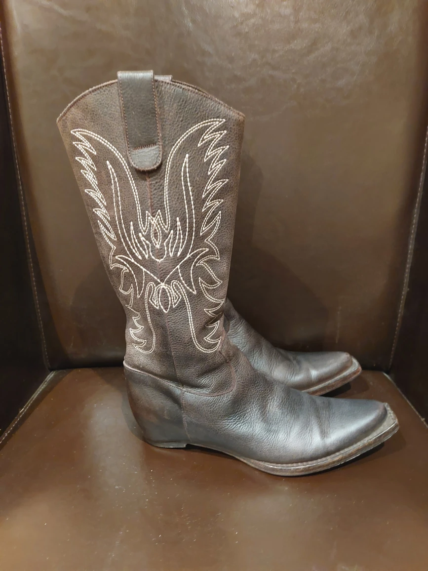 Fabio Rusconi leather boots size 7 image indicator(2)