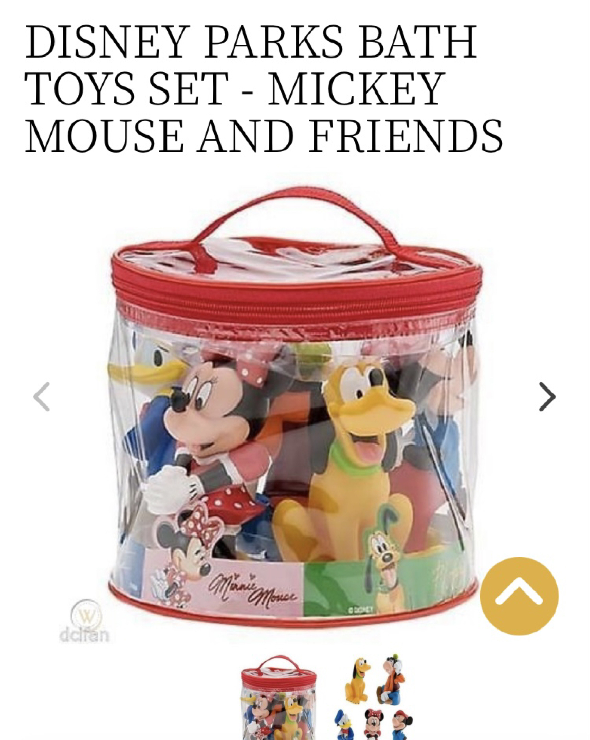 🏀 Discontinued Disney World Mickey Mouse Bath Toys image indicator(3)