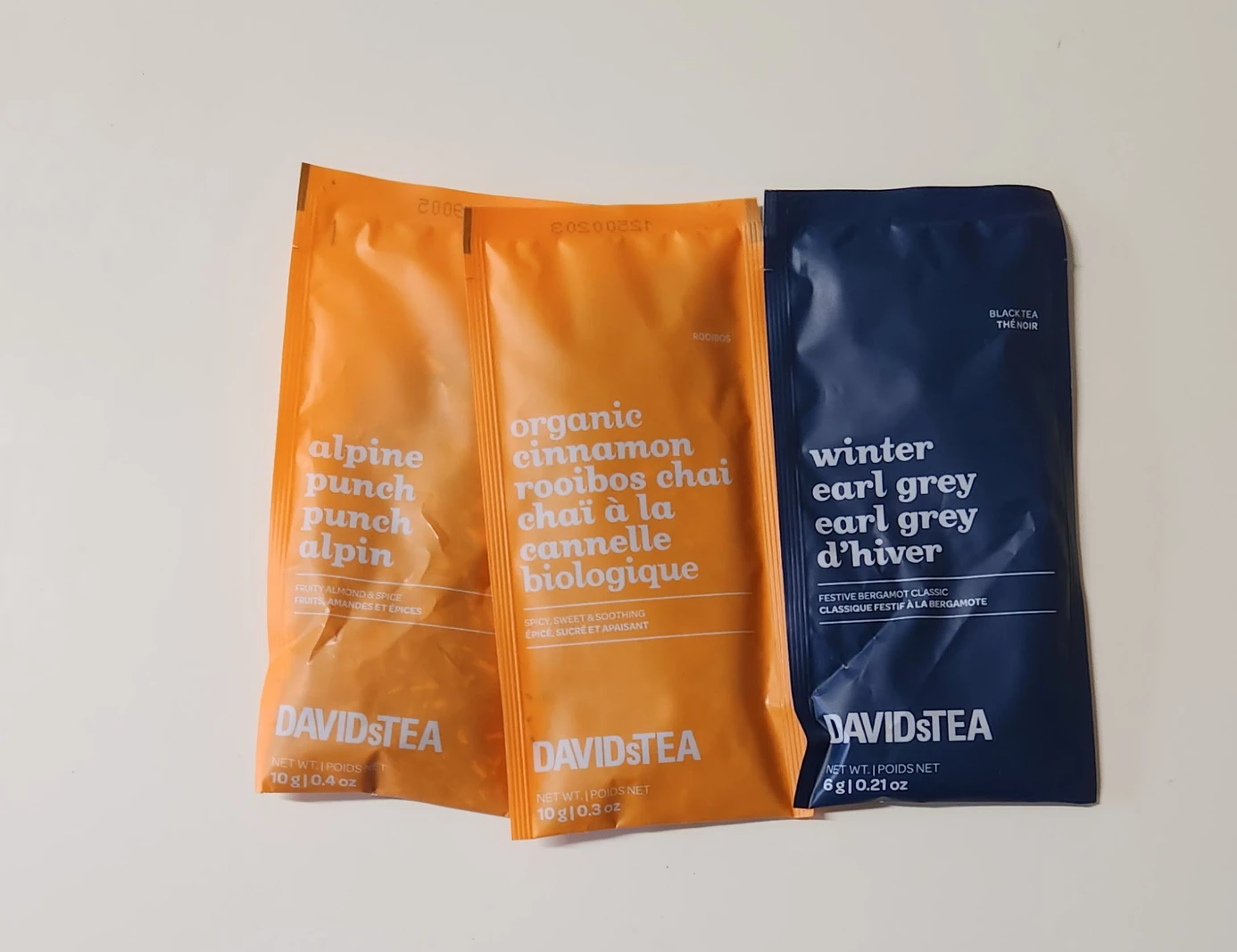 lot of 3x davidstea tea packets for tea press 🏀 thumbnail