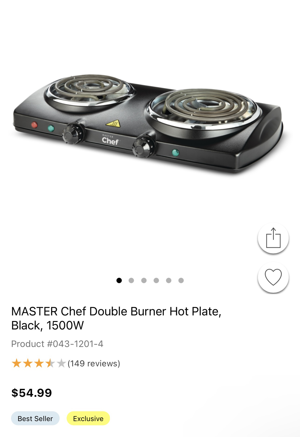 Double Burner Hot Plate