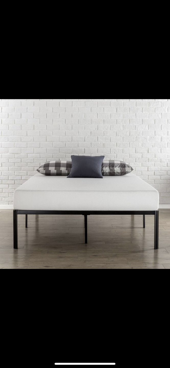 Can Metal Platform Bed Frame w/ Steel Slat Support - photo 2
