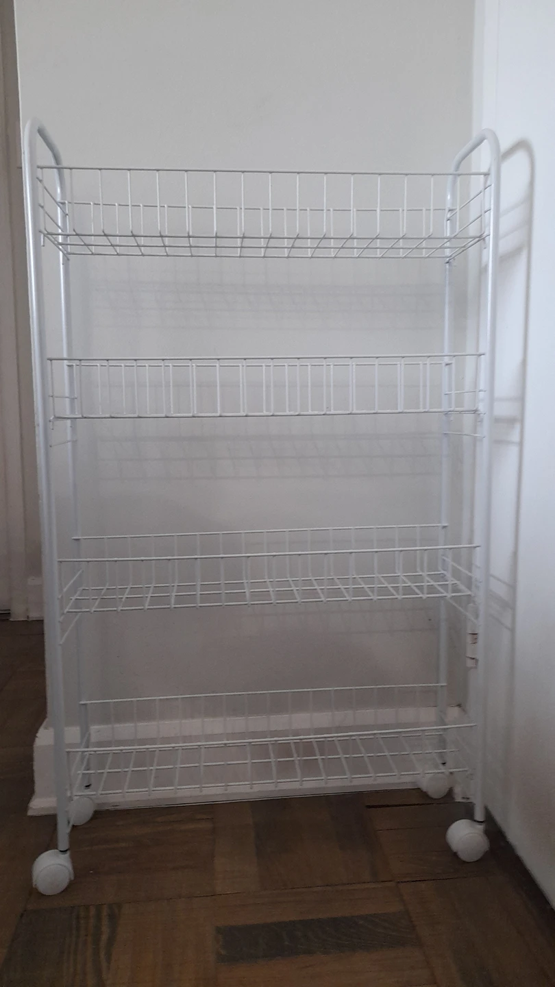 4-Tier Metal Rolling Utility Cart