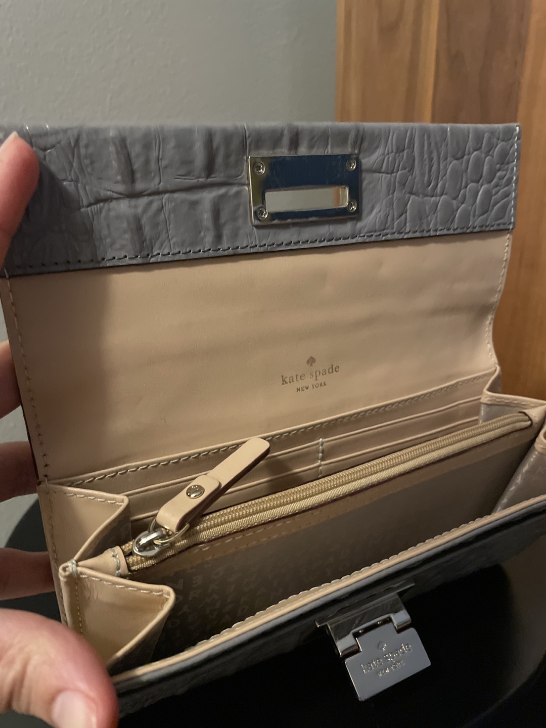 Kate Spade Croc Embossed Wallet image indicator(2)