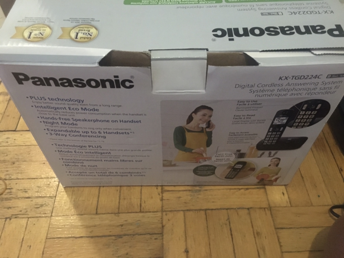Panasonic Cordless Phone with answering machine thumbnail