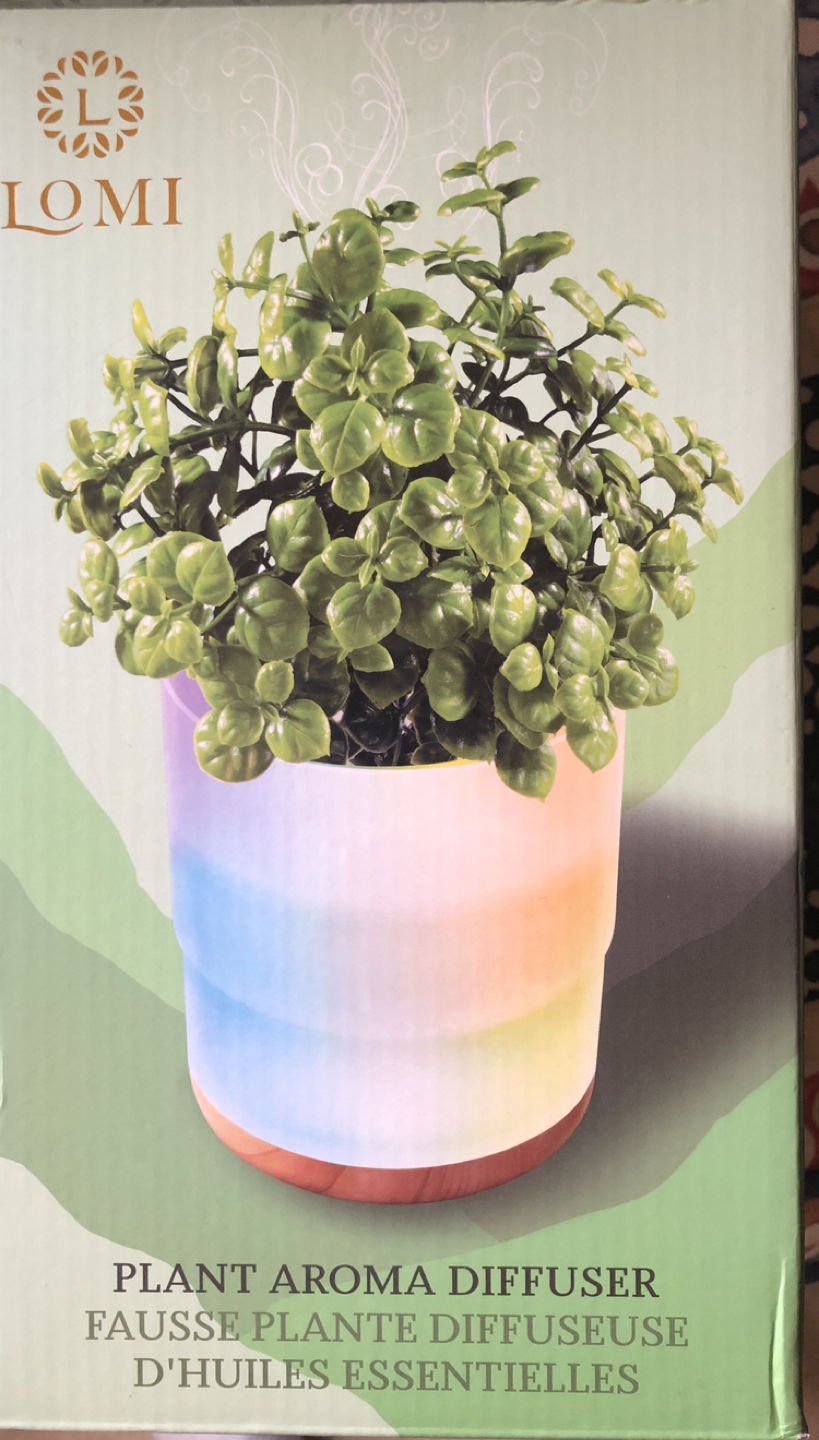 LOMI aromatherapy light diffuser & artificial plant thumbnail