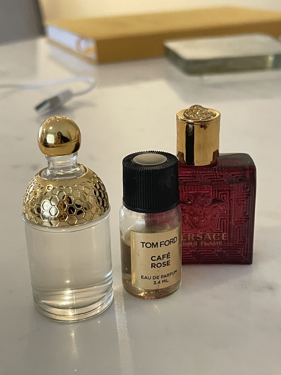 Guerlain Tom Ford Versace sample perfume