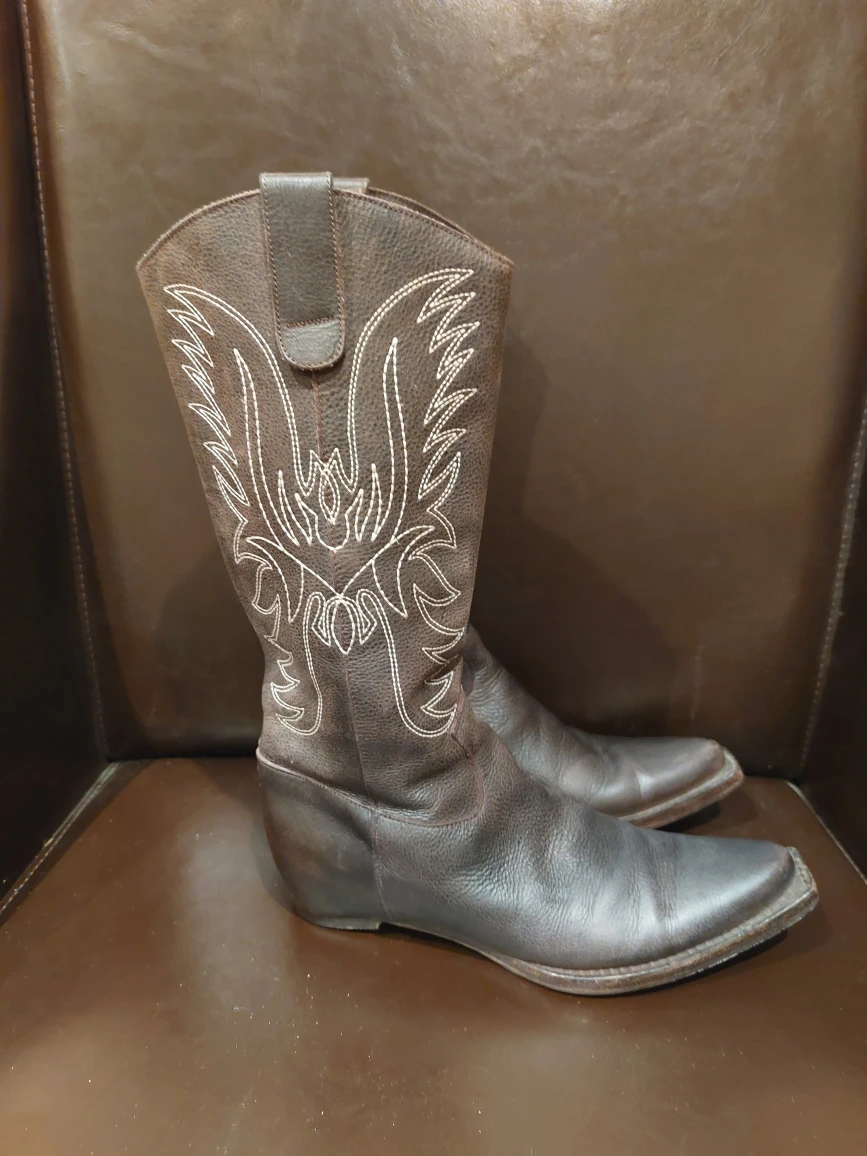 Fabio Rusconi leather boots size 7 image indicator(3)