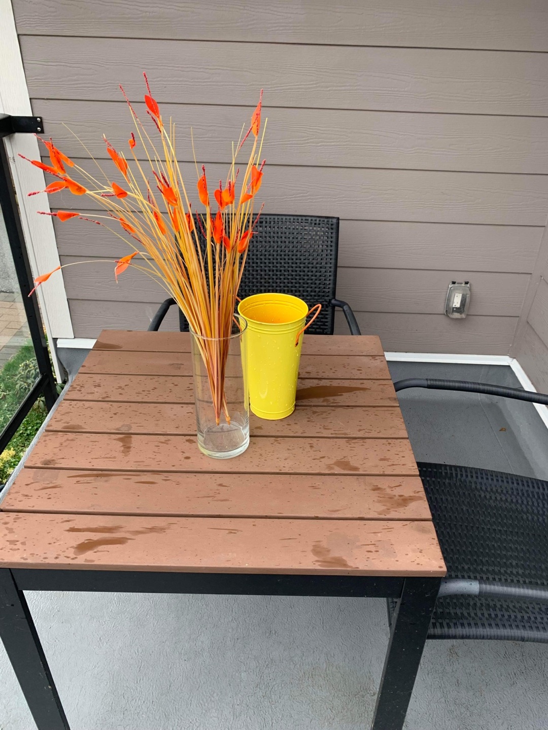 Outdoor patio furniture 3 tables + 8 chairs - photo 2