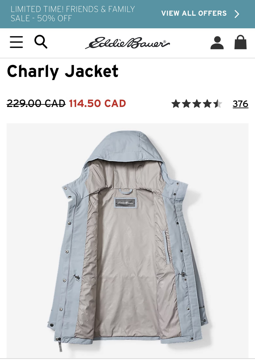 Eddie Bauer, Charly jacket waterproof - photo 4