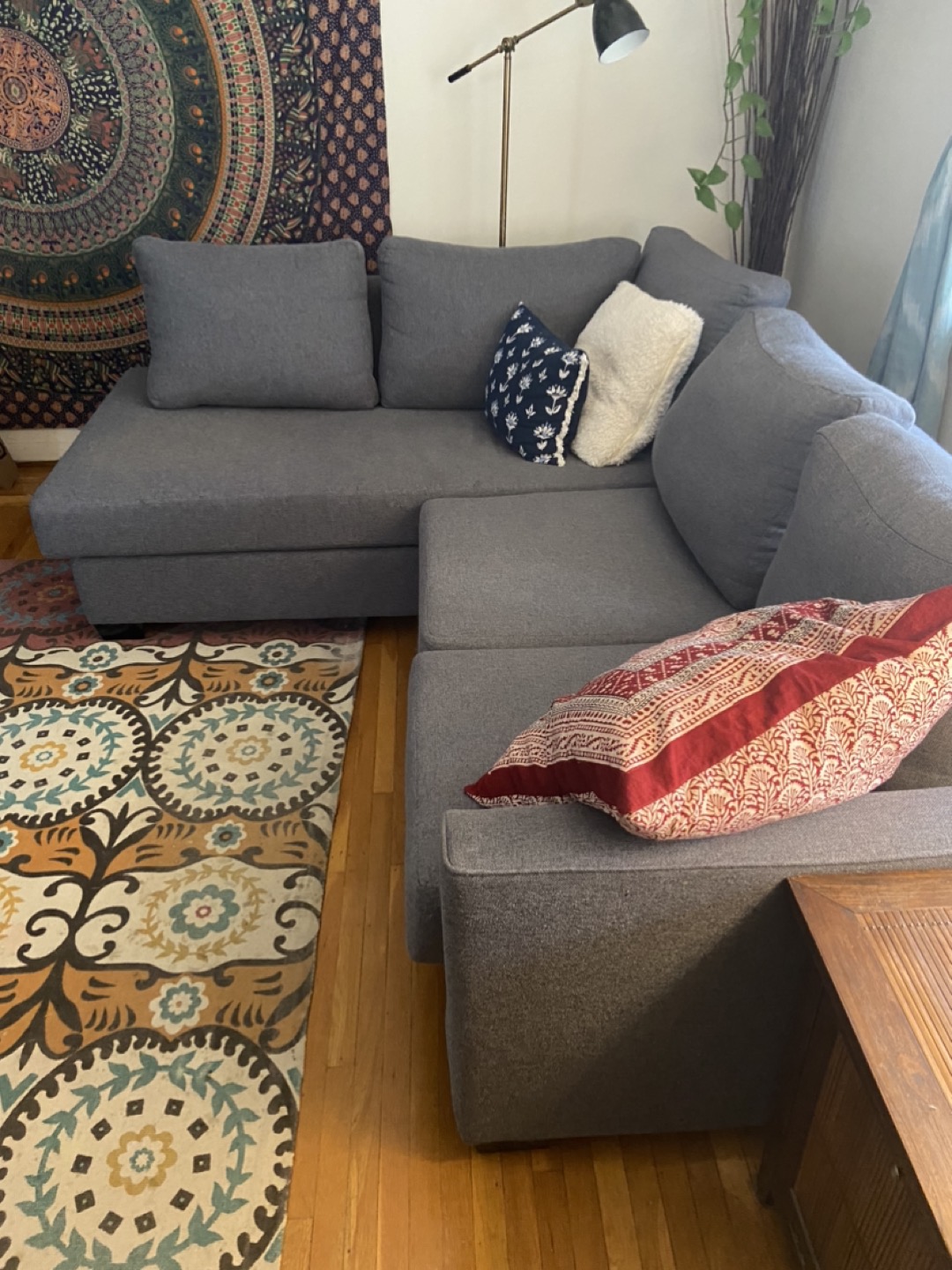 Blue Sectional Couch *available Apr 26, 27th or 28th** - photo 2