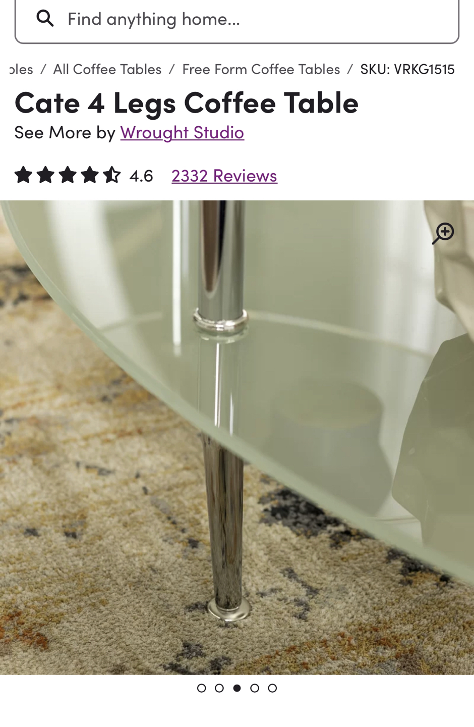 Luxury glass coffee table MUST SELL!! - photo 4