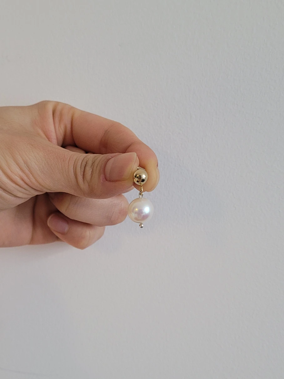 Pearl earings thumbnail