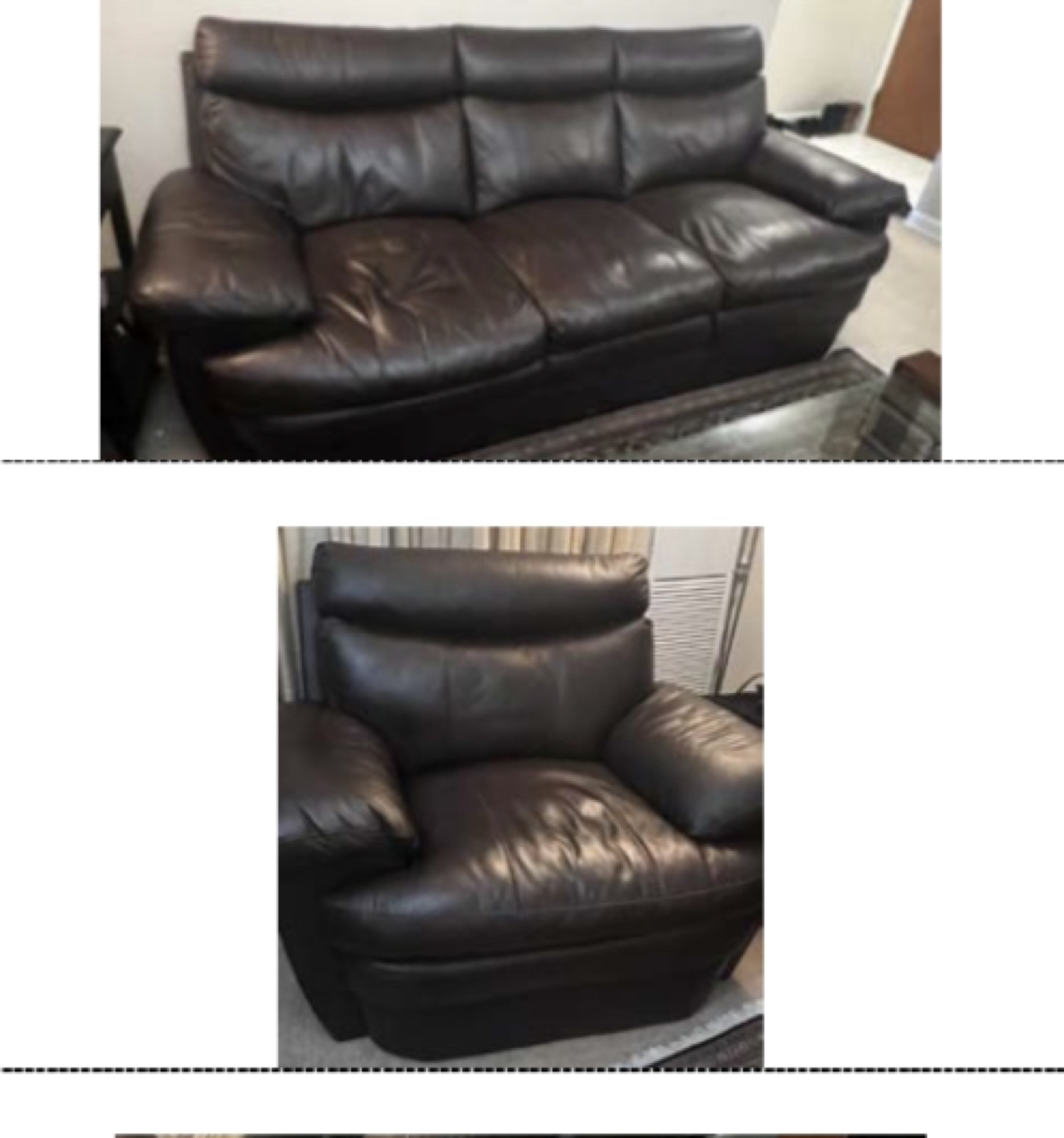 Sofa and Chair