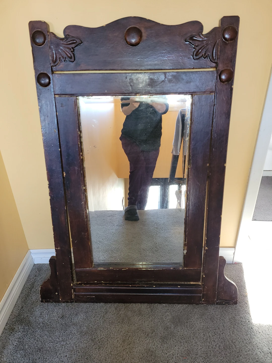 Antique Dresser Mirror - photo 2