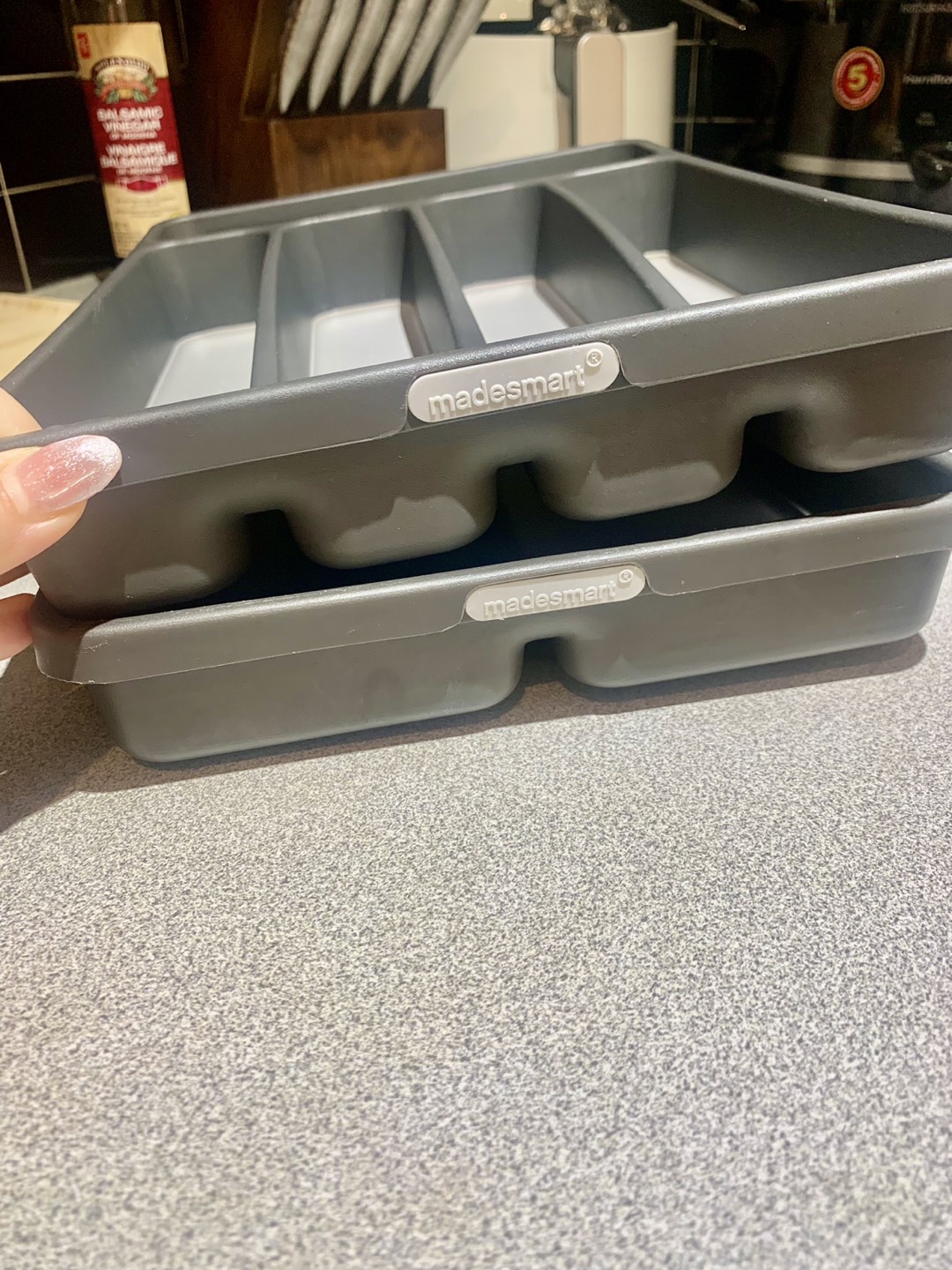 Two cutters trays