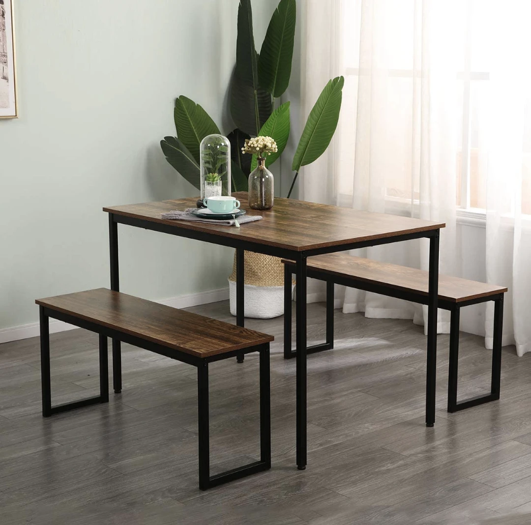 dining / kitchen table with benches - photo 2