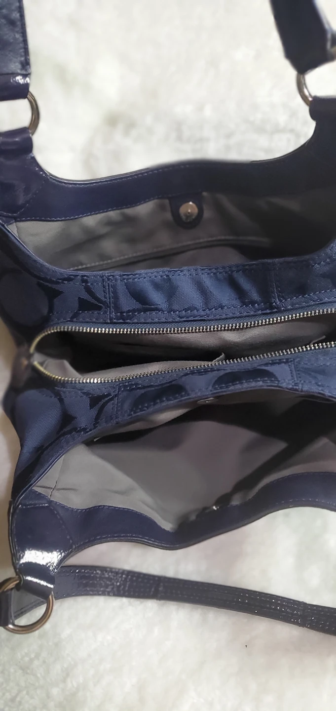 Blue Coach purse/bag 🏀 image indicator(3)