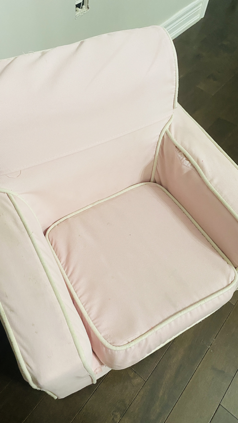 Kids sofa pink pottery barn - photo 4