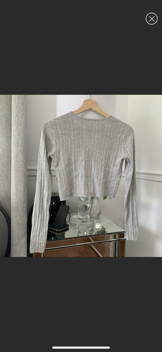 Grey Garage cropped cardigan - photo 3