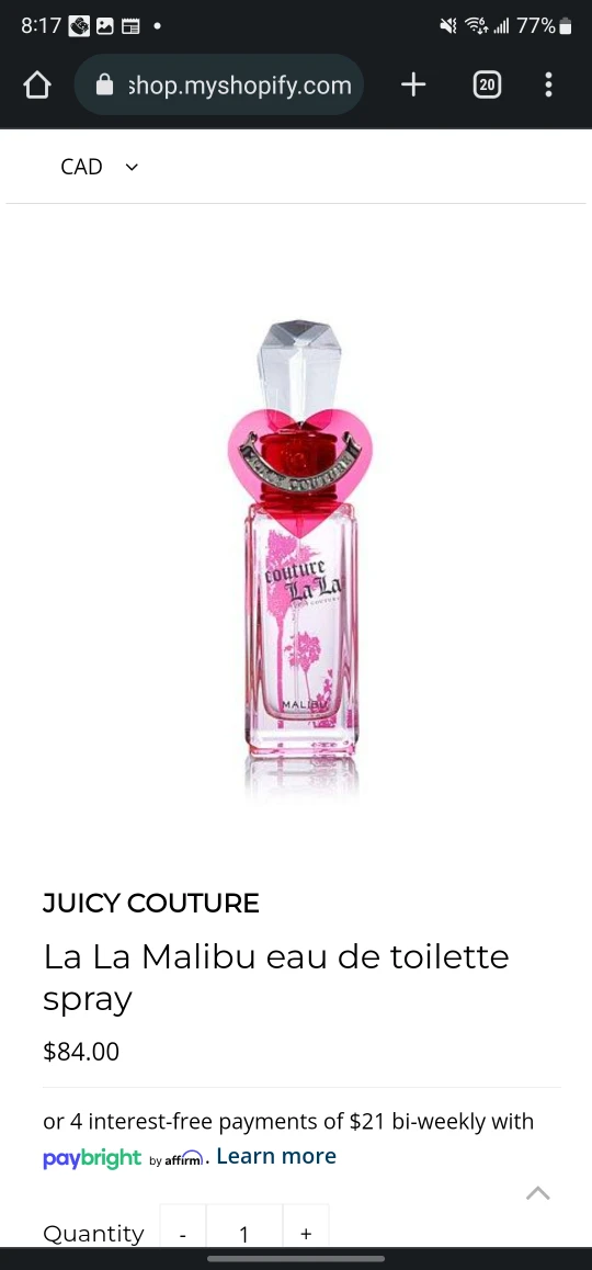 Juicy Couture Lala Malibu Full perfume - photo 3